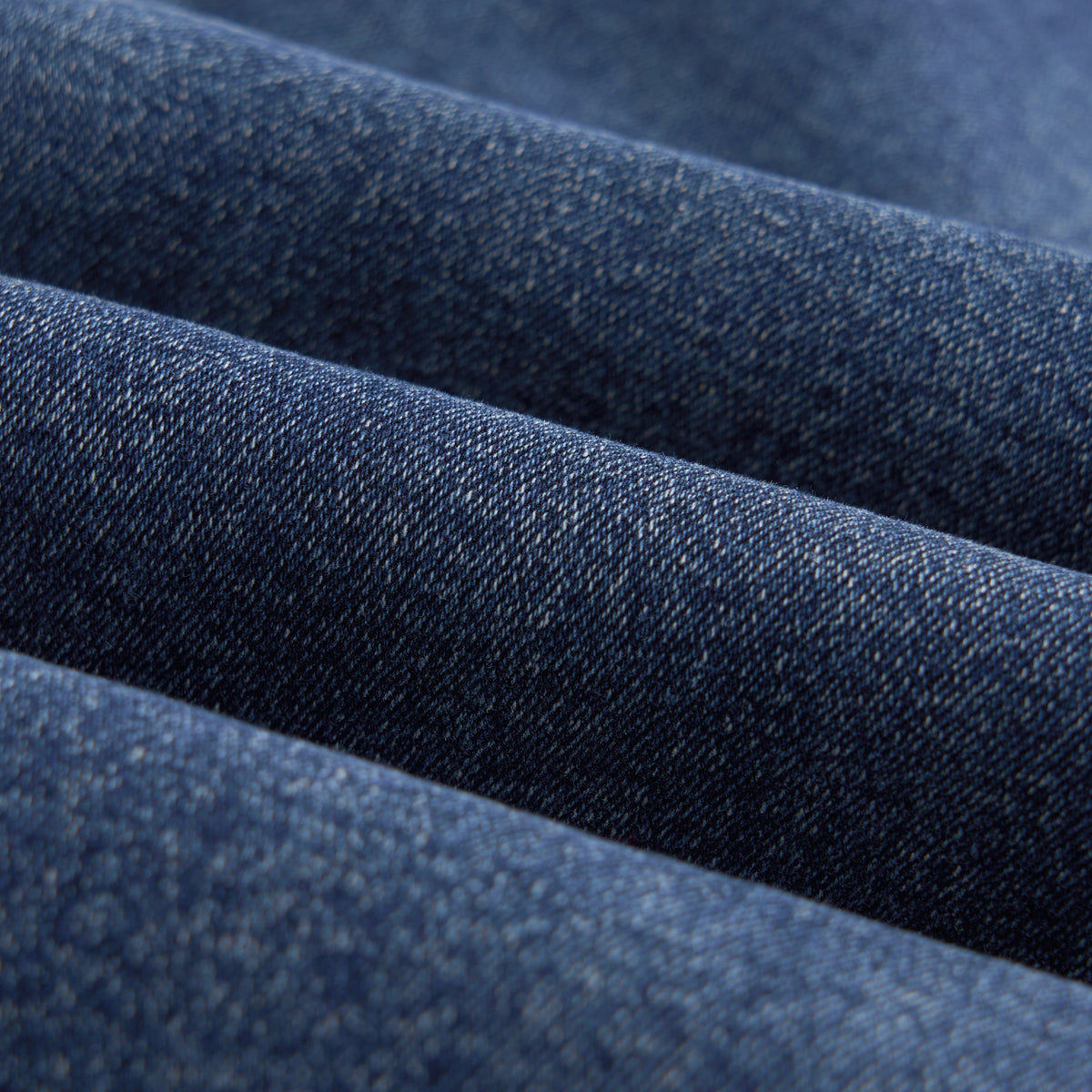Premium dark indigo denim fabric texture