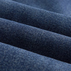 Premium dark indigo denim fabric texture