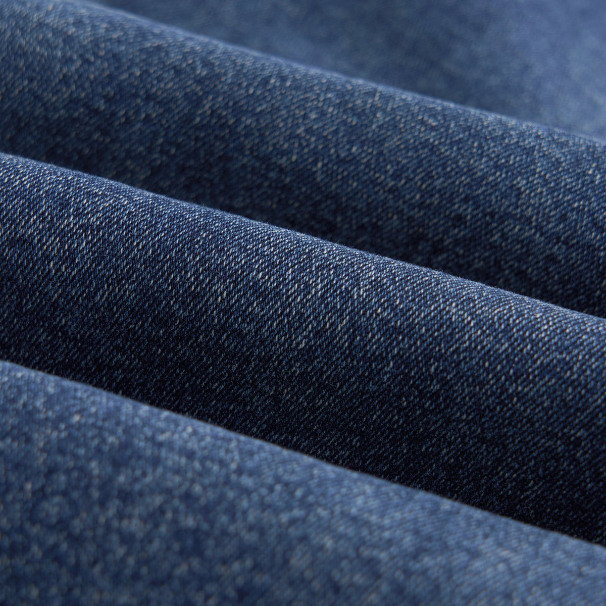 Premium dark indigo denim fabric texture