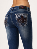 Lost Souls Gothic embroidery back pocket close-up